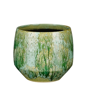 Cache-pot céramique harris vert ø25 ht 22cm