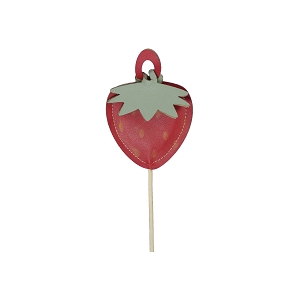 Pique pomme fraise 10cm (x6)