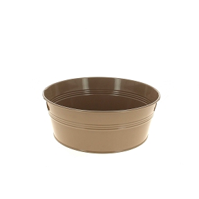 Coupe métal taupe ø20 ht 7.5cm