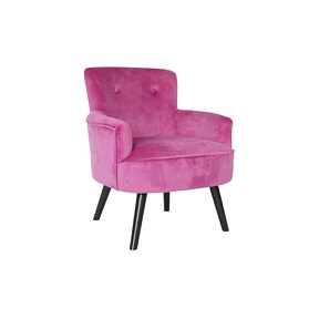 Fauteuil "ibate" rose 68 x 68 ht 80cm