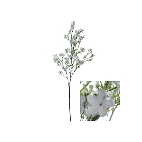 Fleur sauvage tige ht 88cm blanche