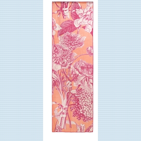 Chemin de table fuchsia-rose 47cm x 150cm