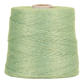 Bobine ficelle jute vert amande 1kg