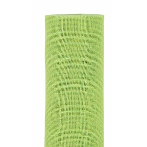 Bobine jute vert pomme 48 cm x 9 m