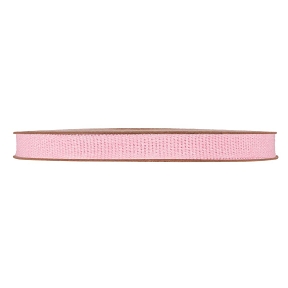 RUBAN COTON ROSE 10 MM X 10 M