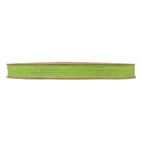 RUBAN COTON VERT POMME 10 MM X 10 M