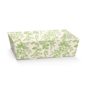 Coupe carton toile verte 290 x 210 ht 90mm