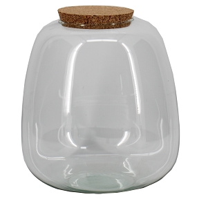 Terrarium verre "nana" ø19 ht 20cm