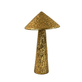 Champignon en métal or 34 x 34 Ht 60cm