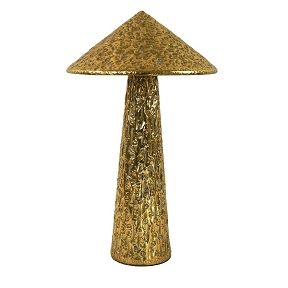 Champignon en métal or 42 x 42 ht 71cm