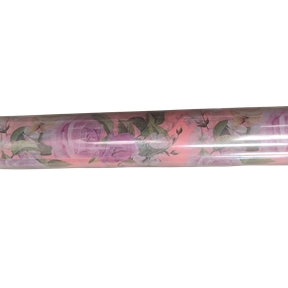 Bobine soie aquaresistant velina rose 100cm x 25m