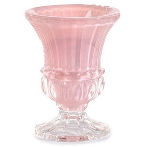 Medicis verre rose ø8 ht 10.5cm