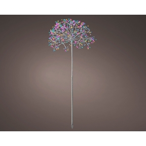 Déco lumineuse sur tige 192 leds Ø35 ht 75cm