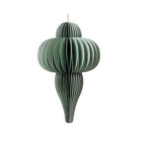 Suspension papier ht 40 cm vert