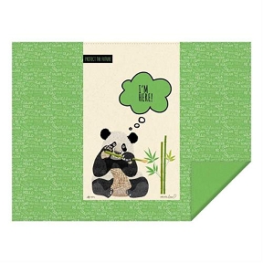 Set de table papier lavable panda 40 x 30 cm (X2)