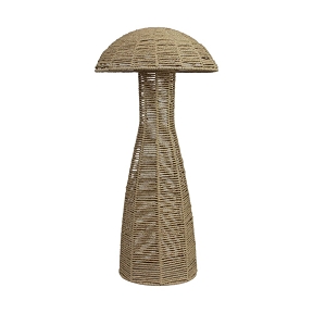 Champignon corde papier naturel 38 x 38 ht 78cm
