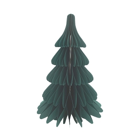 Sapin papier vert foncé ø39 ht 58cm