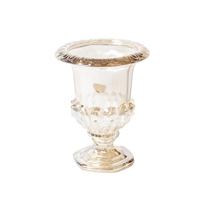 Vase verre médicis ivoire ø11.5 ht 14.5cm