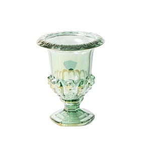 Vase verre medicis vert ø11.5 ht 14.5cm