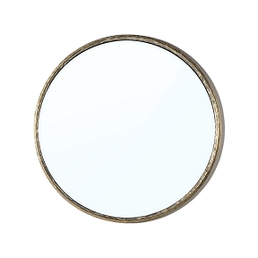 Miroir métal or ø 60cm