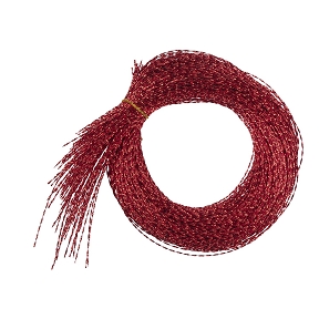 Tresse fil 150cm rouge (x 100g)