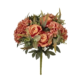 Piquet rose-hortensia orange 54 cm