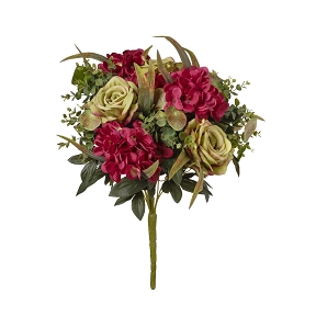 Piquet rose-hortensia rouge-vert 54 cm