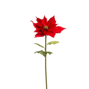 Poinsetia rouge ø55 ht 120cm