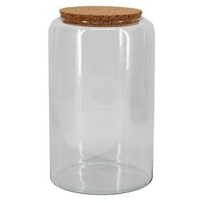 Terrarium verre "Mari" ø19 ht 30cm