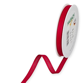 Ruban déco coton rouge 10mm x 25m