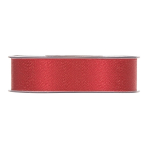 Ruban satin rouge 25mm x 25m