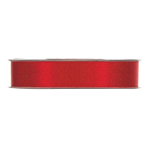 Ruban satin rouge 15mm x 25m