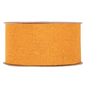 Ruban jute orange 45mm x 20m