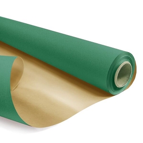 Bobine kraft duo vert-or 0.80 x 40m