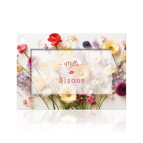 Cartes Jeso Fleur De Fleur "Mille Bisous"