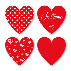 Etiquettes Jeso Quatro "Je T'Aime"