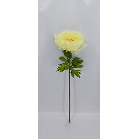 Pivoine jaune ø28 ht 100cm