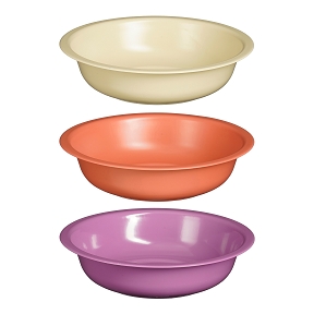 Bassine zinc couleur lilas-saumon-beige ø36 ht 8cm ass