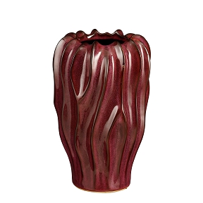 Vase céramique "thom" violet ø20 ht 30cm