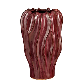 Vase céramique "thom" violet ø22 ht 35cm