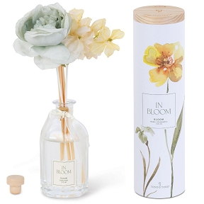 Diffuseur parfum fleur jaune-verte 120ml