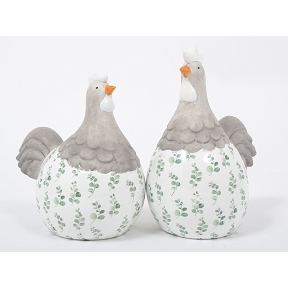 Poule terre cuite Isabella 22 cm