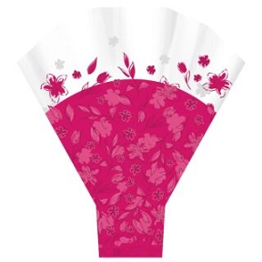 Cone à fleurs delia fuchsia 50 x 44 x 12 (x50)