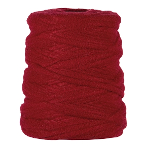 Cordelette laine 10mm x 150m bordeaux