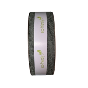 Ruban jute vert olive 45mm x 20m