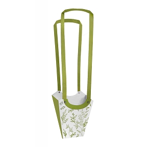 Sac aqua muguet vert 6.5 x 10 ht 13 cm (x10)