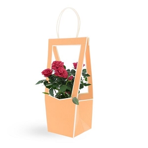 Sac medaillon pêche 12 x 12 ht 35cm (x5)