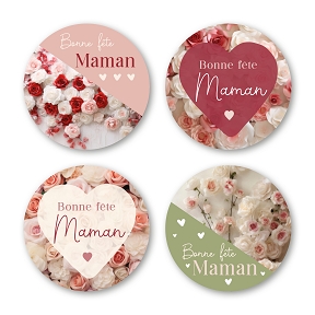 Etiquettes jeso quatro "bonne fête maman" x500