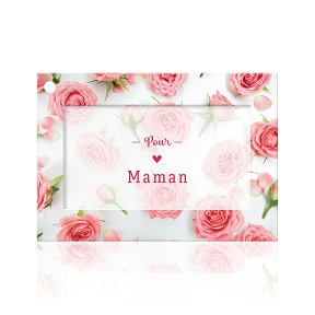 Cartes jeso fleur de fleur "pour maman" (x10)