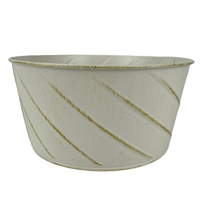 Coupe métal blanche ø18 ht 9cm